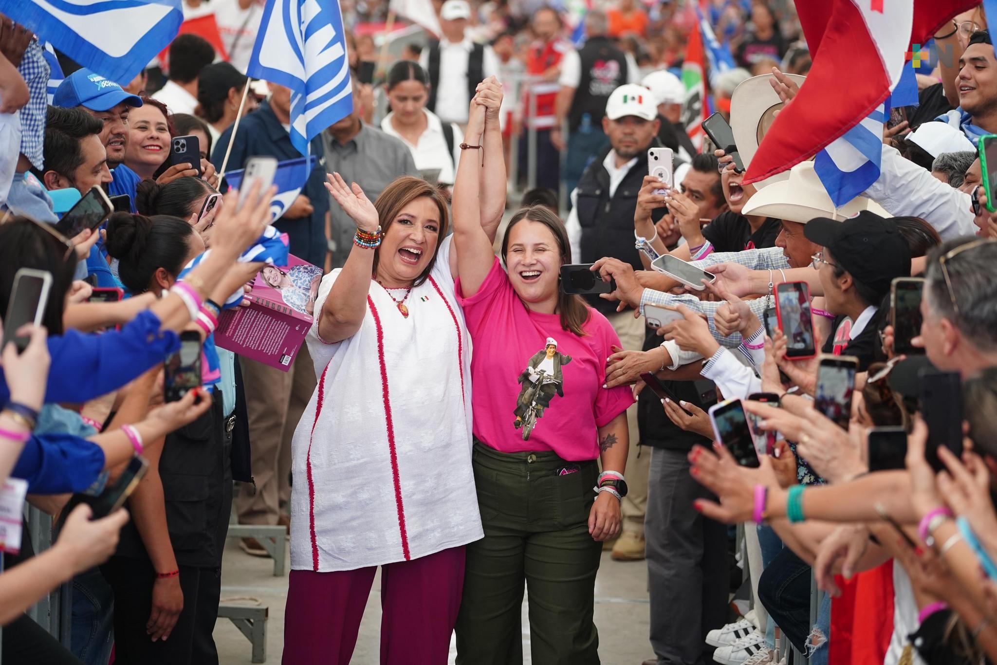 En programa de gobierno, atender escasez de agua será prioritario: Xóchitl Gálvez
