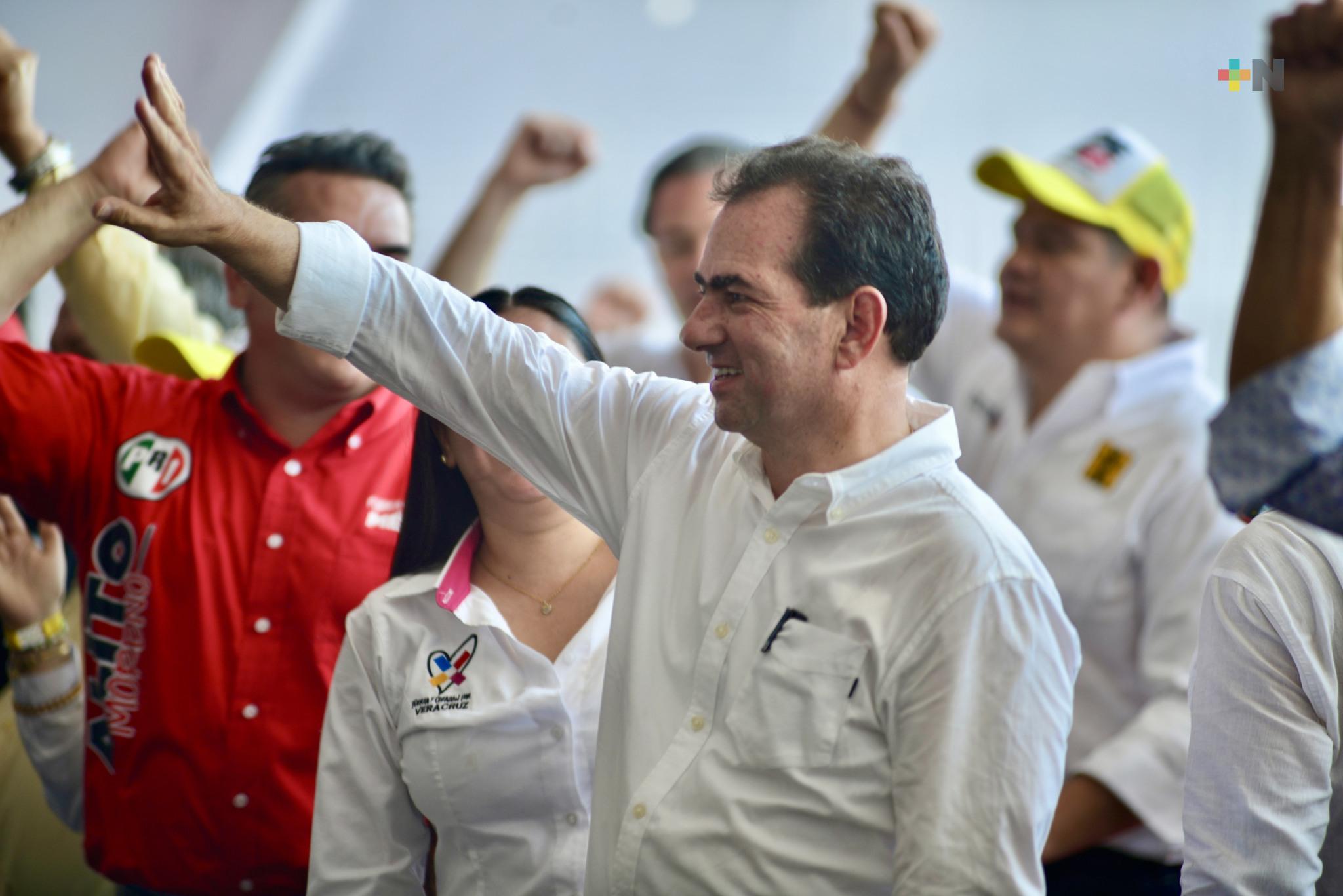 Coatzacoalcos va a recuperar su grandeza, señala José Francisco Yunes Zorrilla