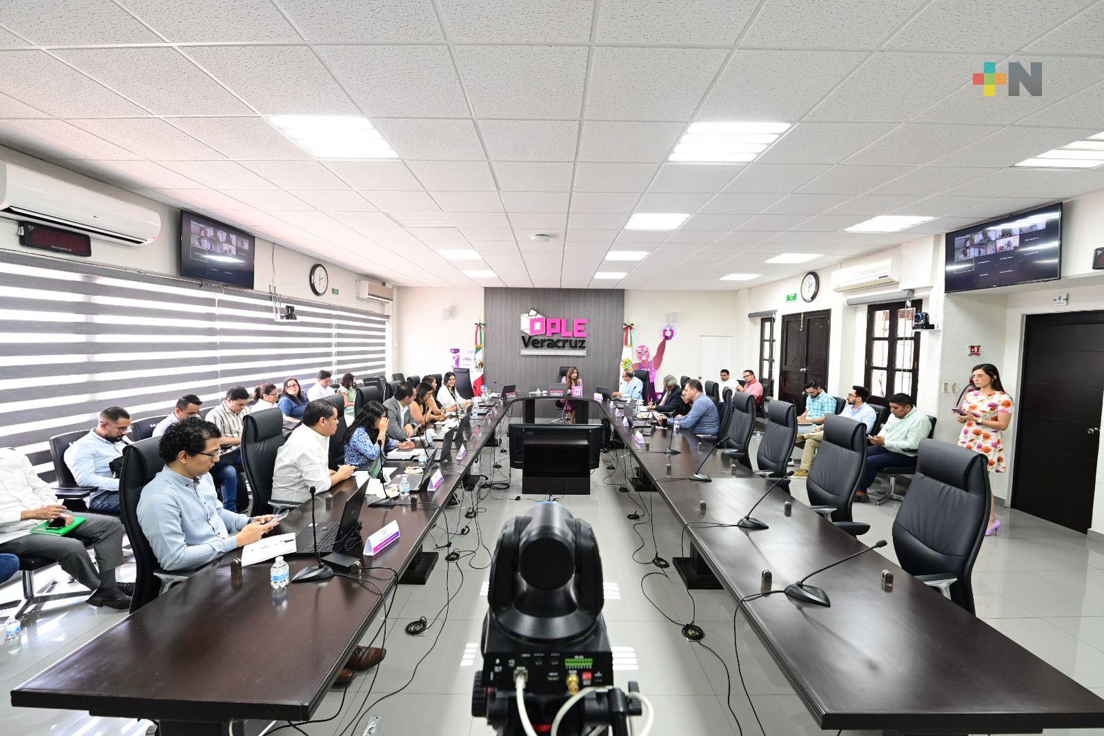 OPLE Veracruz sostiene reunión de trabajo con la Junta Local Ejecutiva del INE