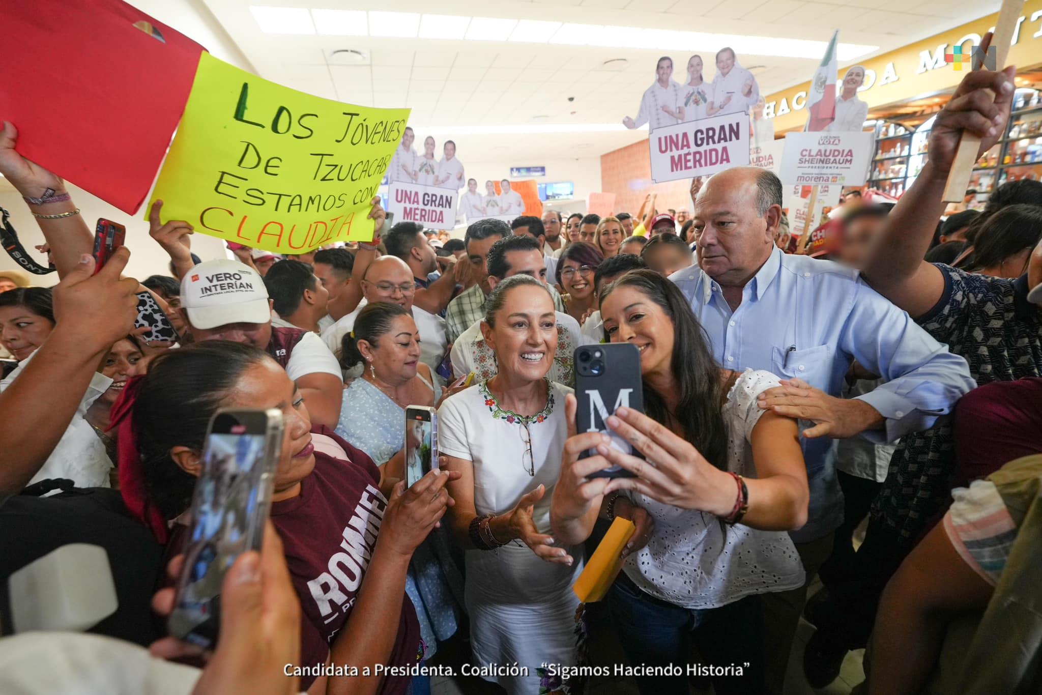 Somos la opción que representa el bienestar y progreso con justicia: Claudia Sheinbaum