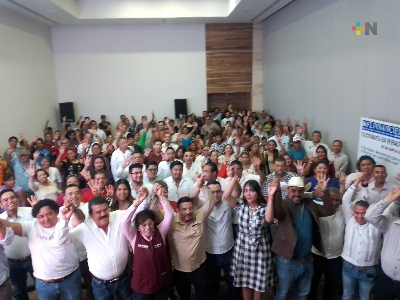 Alcaldes de diferentes municipios apoyan proyecto de Rocío Nahle
