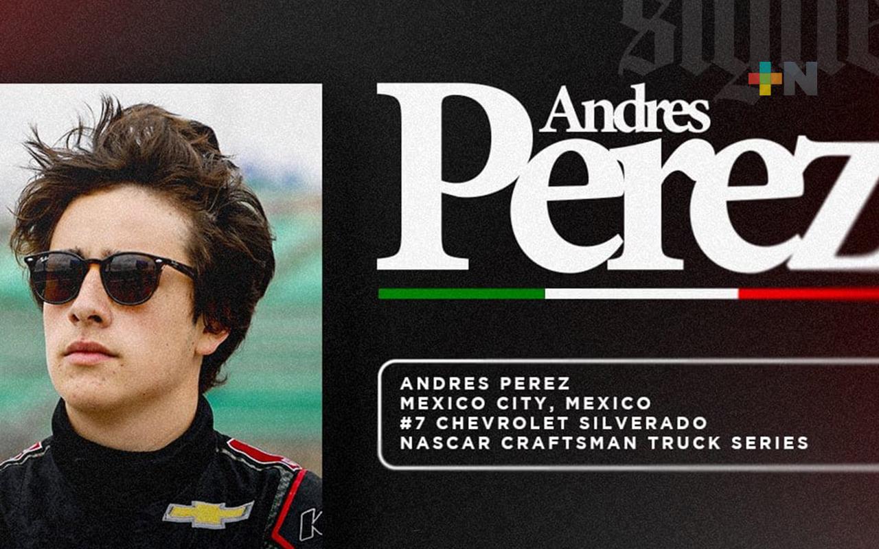 Andrés Pérez de Lara correrá en la NASCAR CRAFTSMAN TRUCK SERIES