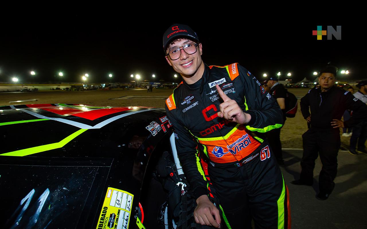 Andrik Dimayuga llega a Monterrey por su tercer triunfo en NASCAR Challenge