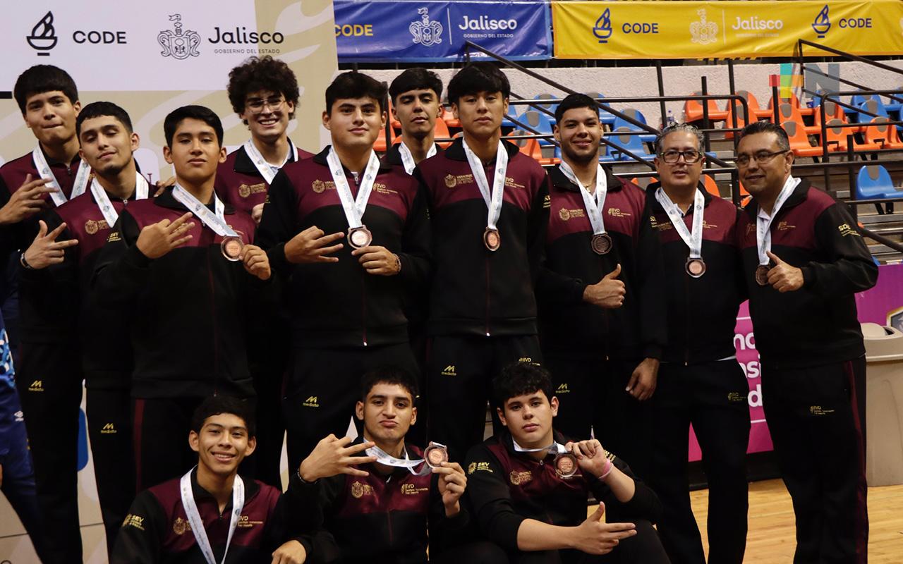 Veracruz consigue medalla de bronce en el Basquetbol de Nacionales CONADE