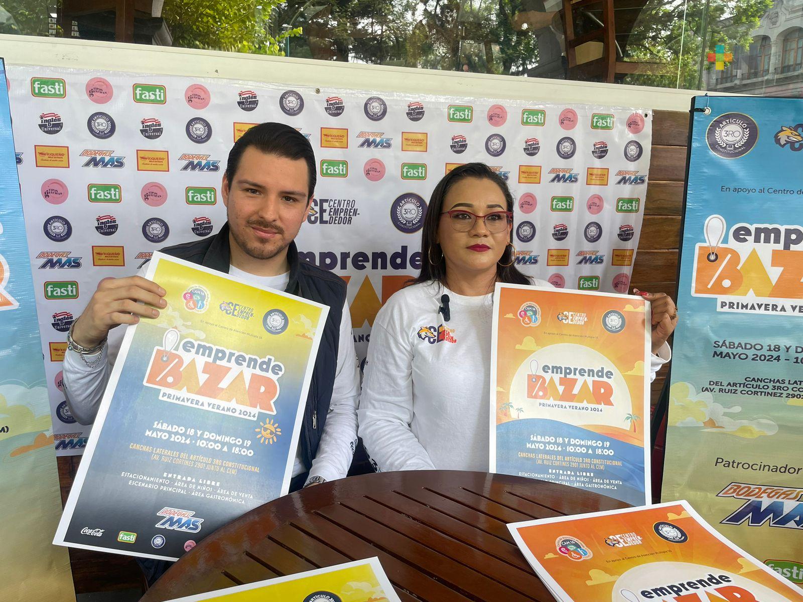 Emprendedores tendrán bazar en Xalapa y apoyarán al CAM 16