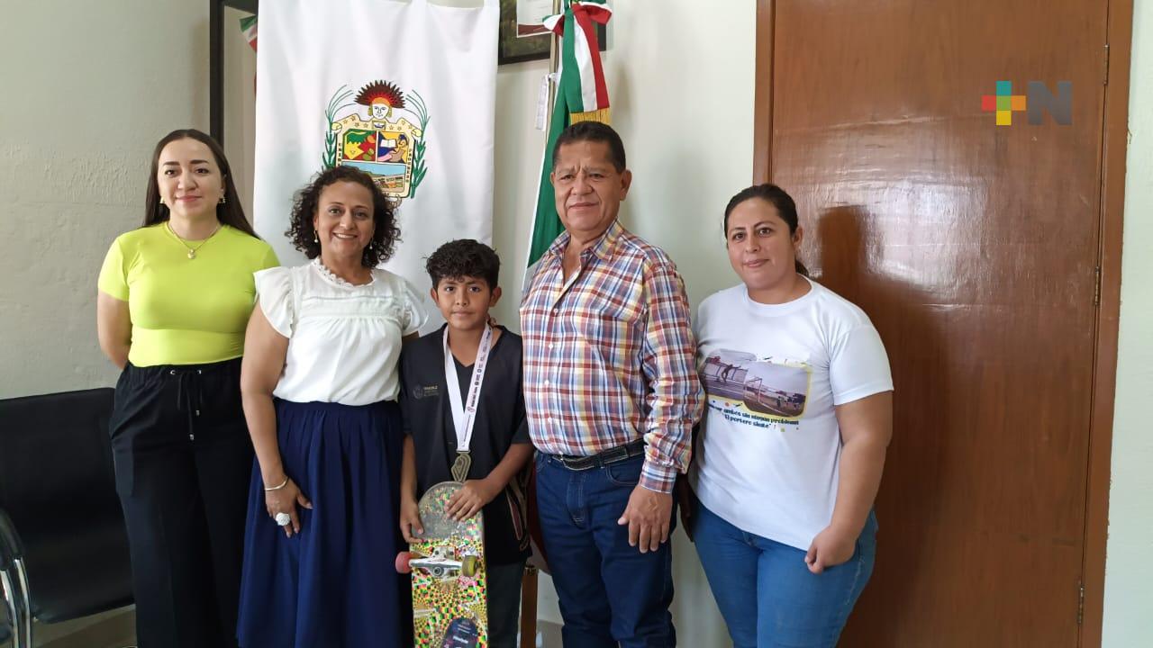 Christopher Yael representará a Veracruz en Stakeboarding en Juegos Nacionales de Conade