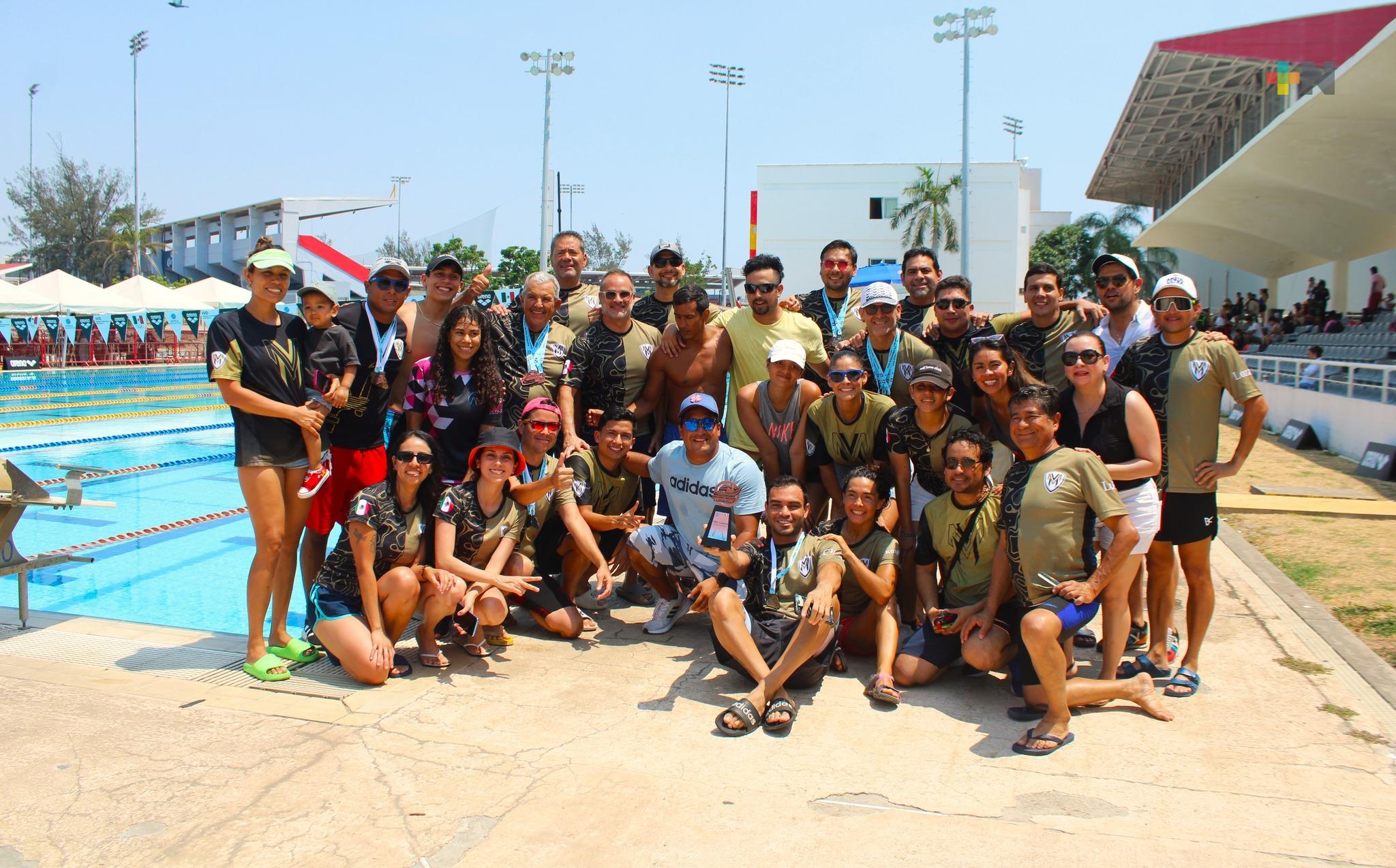 Histórica actuación del Club Máster Veracruz en Nacional de Natación