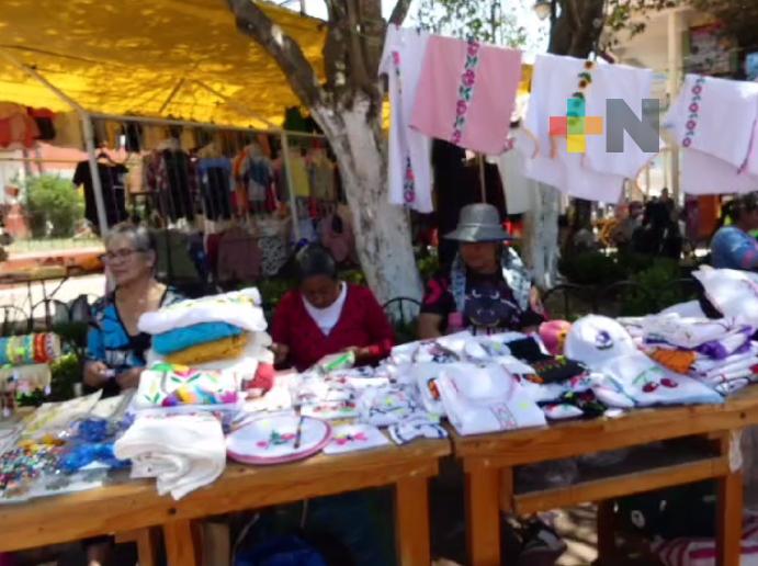 En Huayacocotla llevan a cabo expo venta con motivo del 10 de mayo