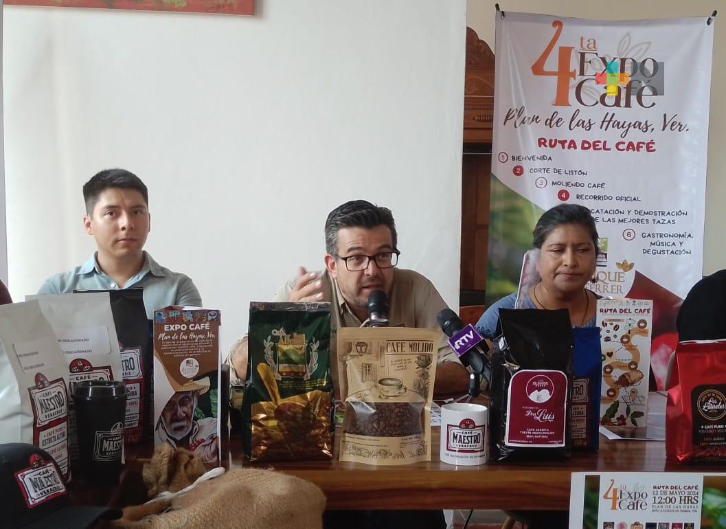 Realizarán Expo Café Plan de las Hayas en su cuarta edición