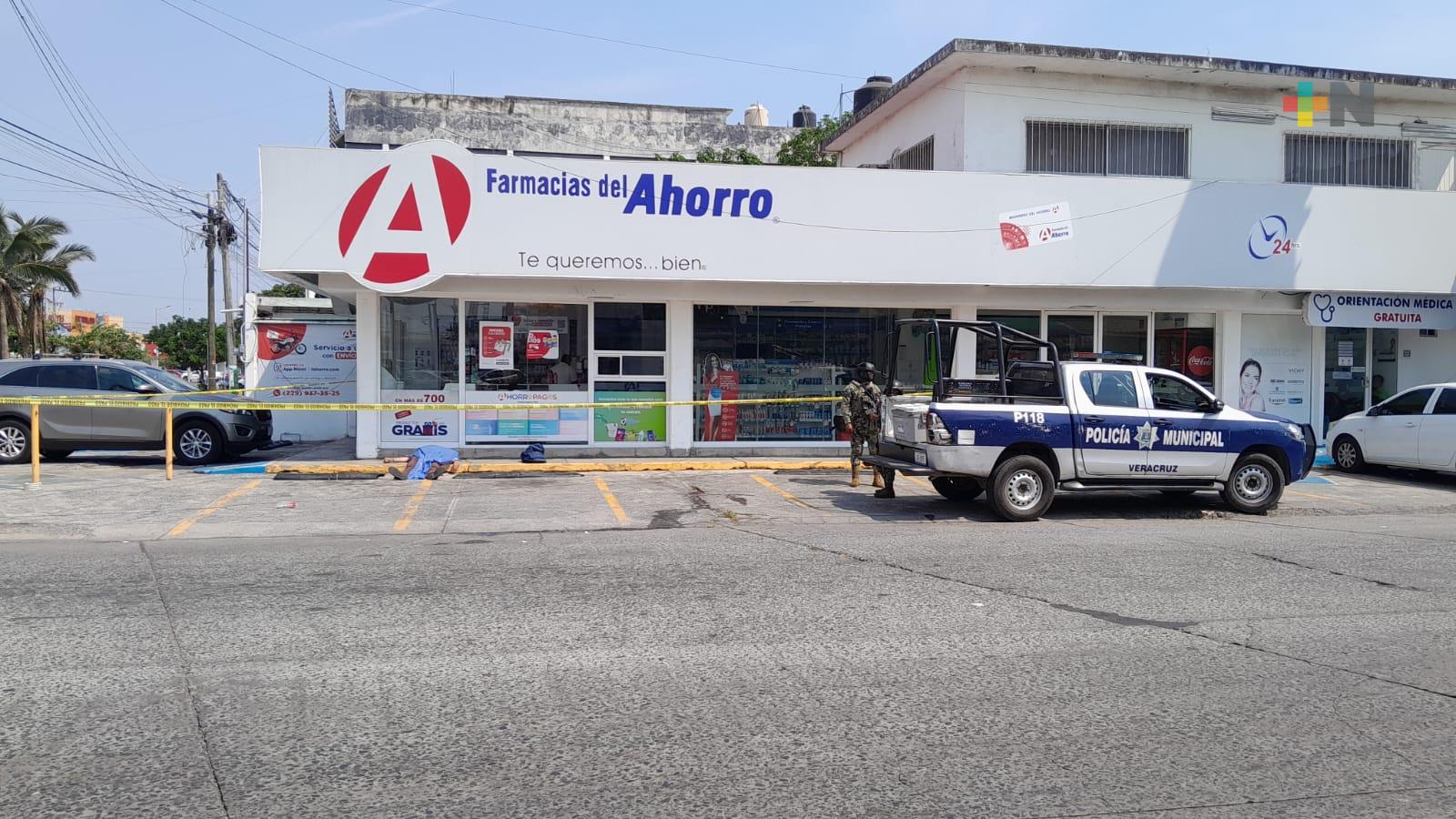 Muere hombre de la tercera edad en avenida del municipio de Veracruz