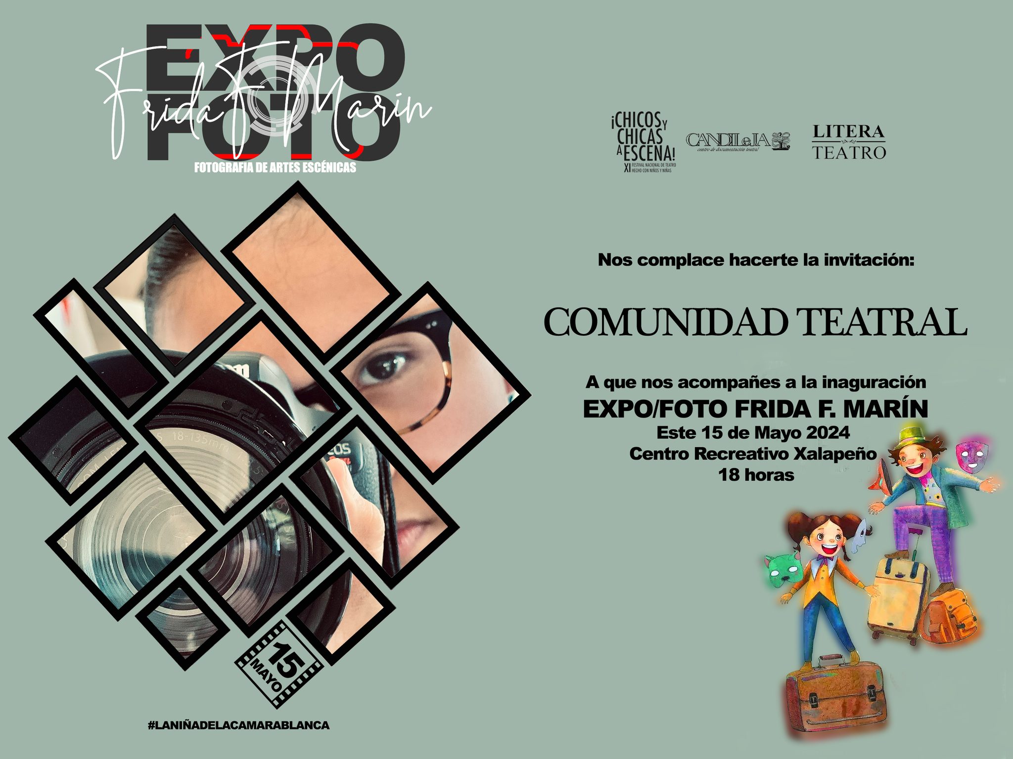 Invitan al Festival Nacional de Teatro Hecho con Niños y Niñas en Xalapa