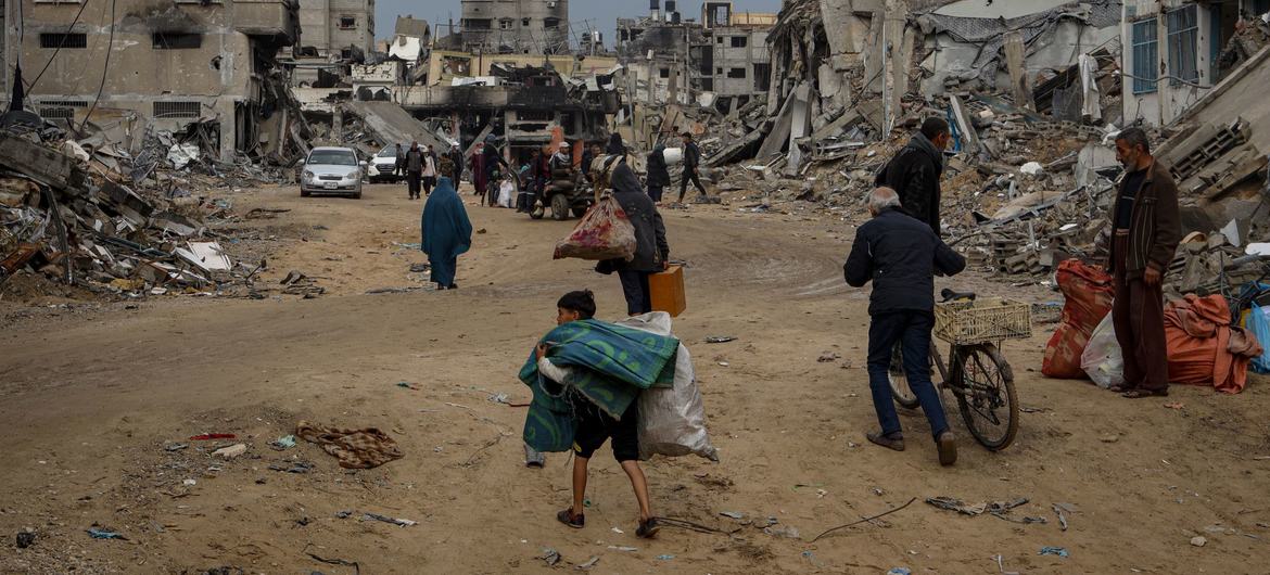 Reconstruir Gaza llevará al menos hasta el 2040