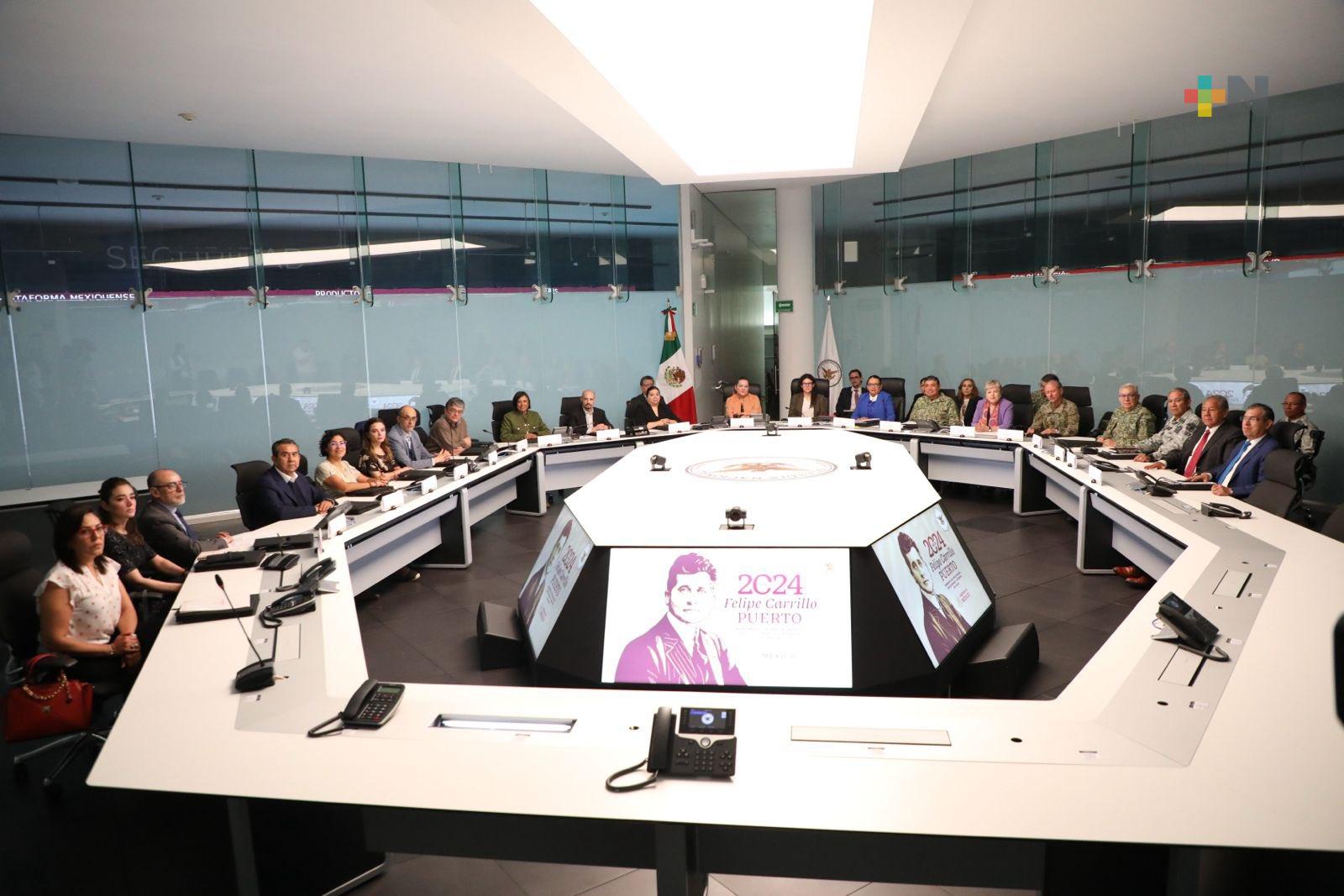 Se reúnen consejerías del INE con gabinete de seguridad del gobierno federal