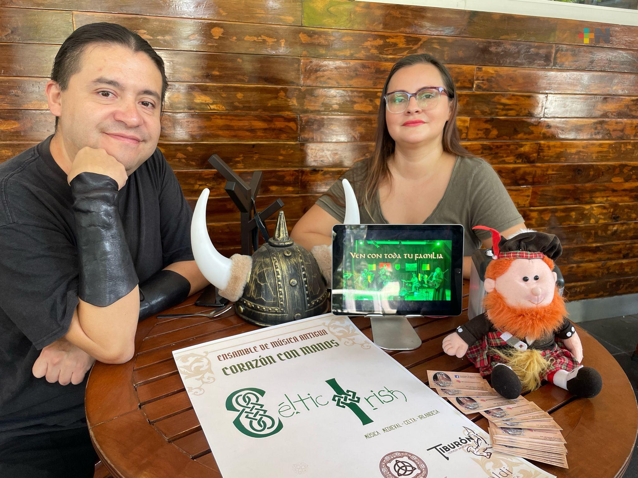 Grupo «Corazón con manos» presentará espectáculo Celti Irish en el J.J. Herrera