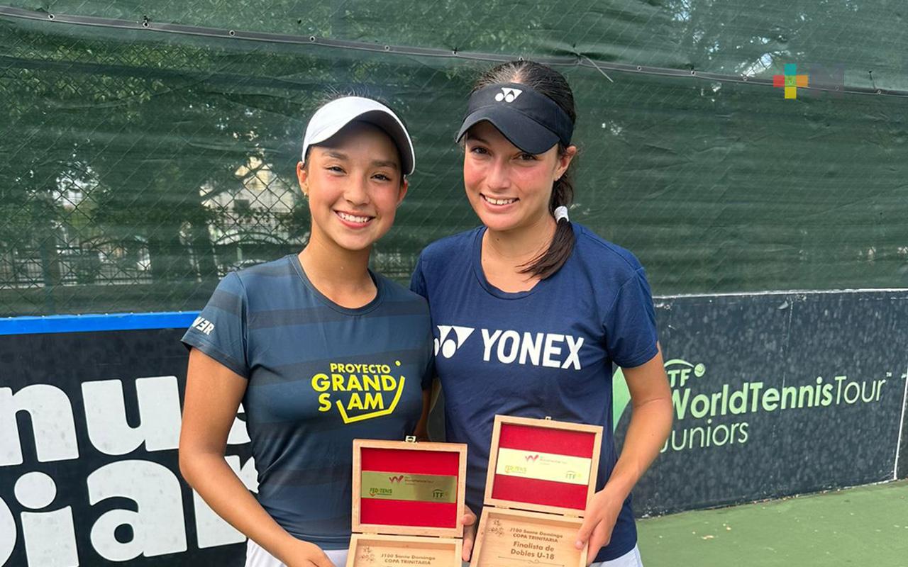 Hanne Estrada, finalista de dobles en República Dominicana