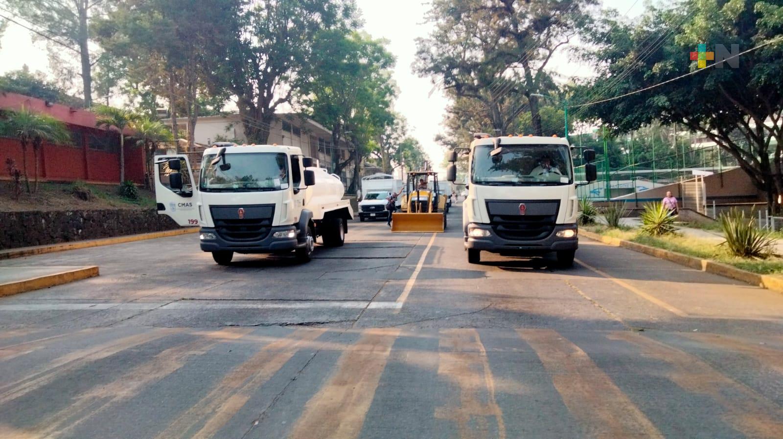 CMAS Xalapa cuenta con dos pipas más para abastecer de agua