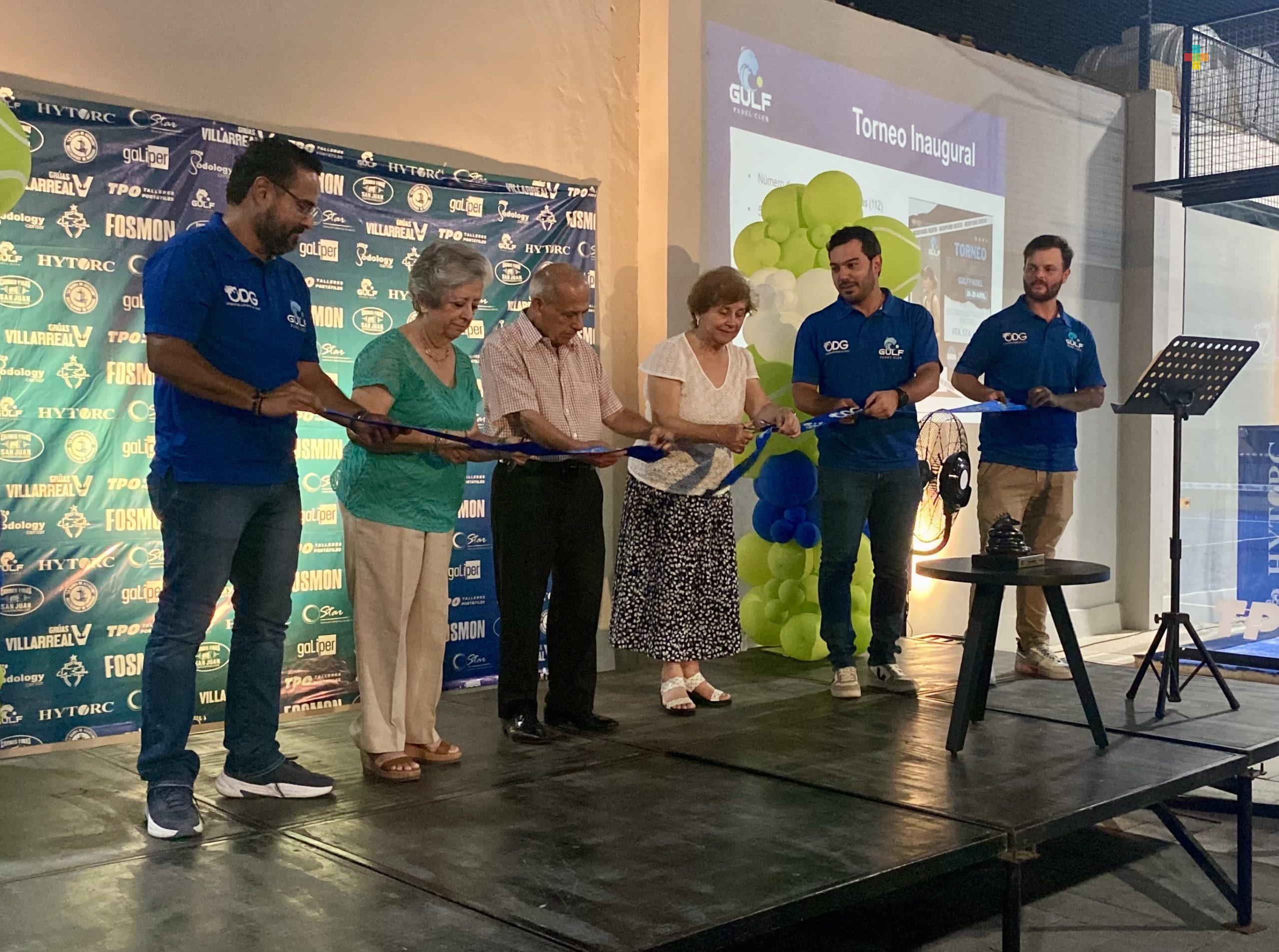 Inauguran Gulf Pádel Club en Coatzacoalcos