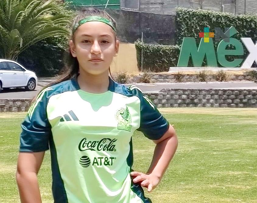 Futbolista minatitleca Antonella Sosa convocada a Selección Nacional Sub-13