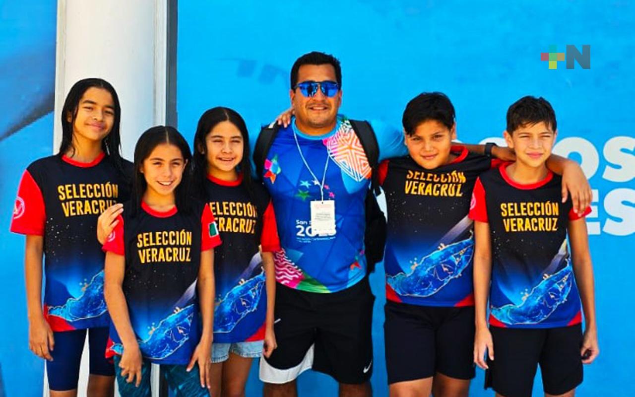 Concluyen nadadores veracruzanos participación en Grand Prix Kids 2024