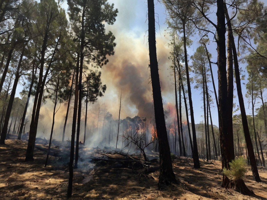 Nueve incendios forestales activos en Veracruz reporta Conafor