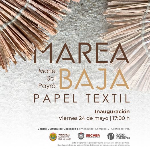 Inauguran la exposición “Marea baja” de Marie Sol Payró en Centro Cultural de Coatepec