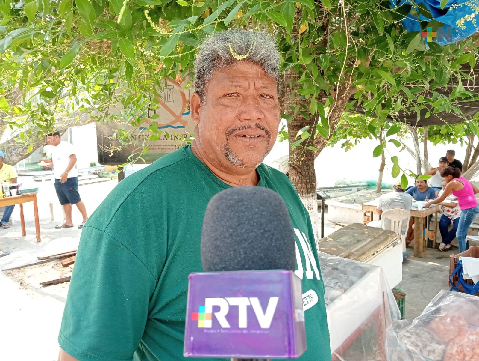 Altas temperaturas han beneficiado a pescadores de Boca del Río