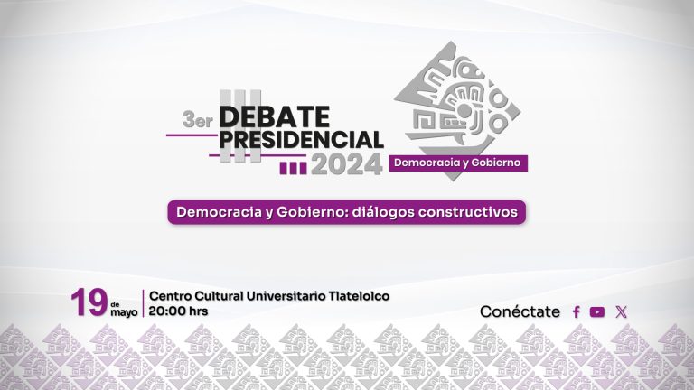 Invita INE a ciudadanía a sintonizar último debate presidencial