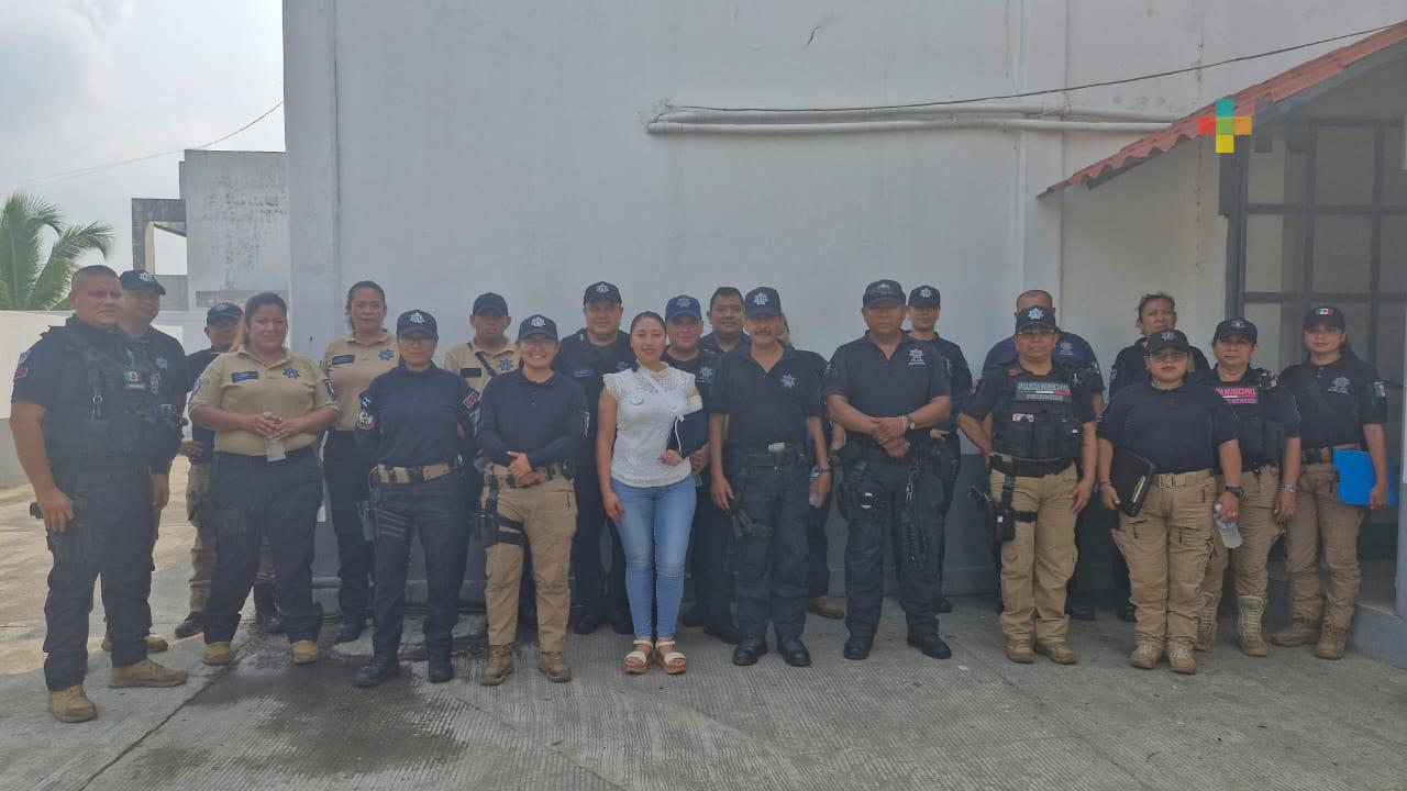 Capacitan a policías sobre importancia de prevenir la violencia de género en Martínez de la Torre