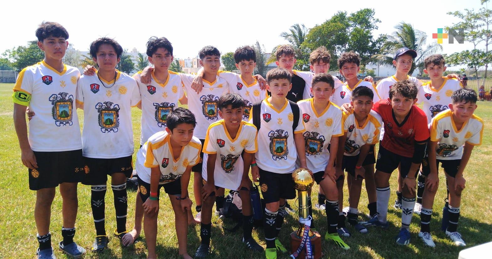 Culminan con éxito estatales de futbol categorías 2008 y 2011