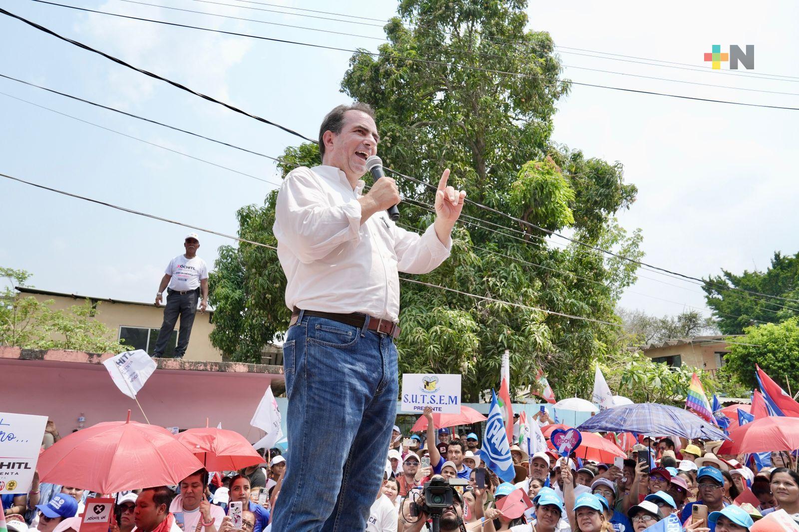 En Pánuco, José Francisco Yunes promete apoyar a pescadores, ganaderos y cañeros