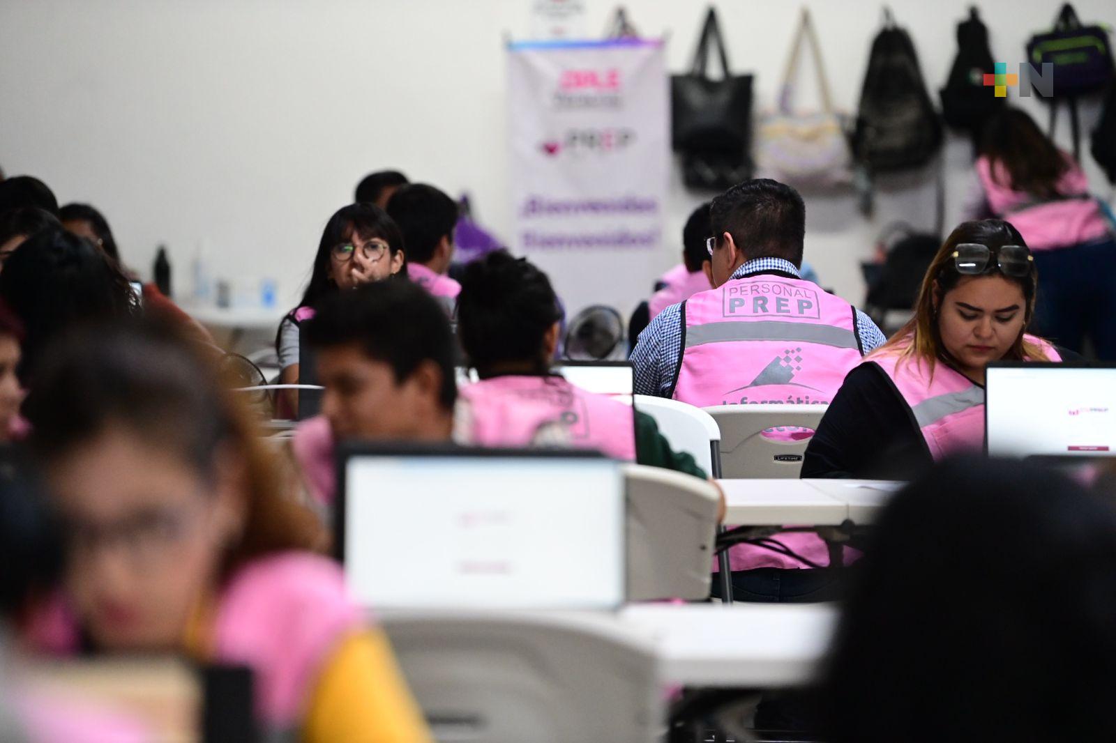 OPLE Veracruz realiza segundo simulacro del PREP y cómputos distritales