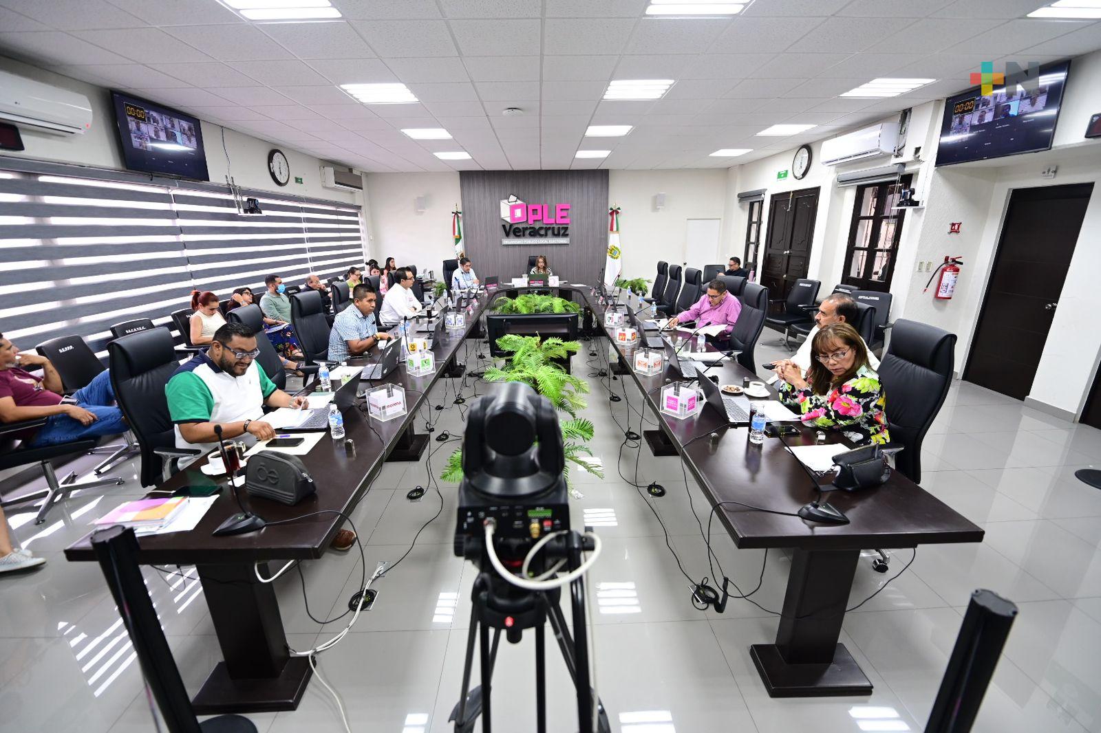 Consejo del OPLE Veracruz aprueba medidas extraordinarias para dotar de certeza la elección en los distritos de 01 Pánuco y 11 Xalapa II