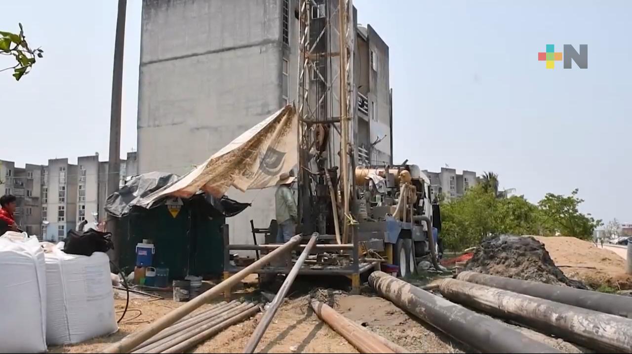 Inicia perforación de pozo para abastecer agua a fraccionamiento de Coatza
