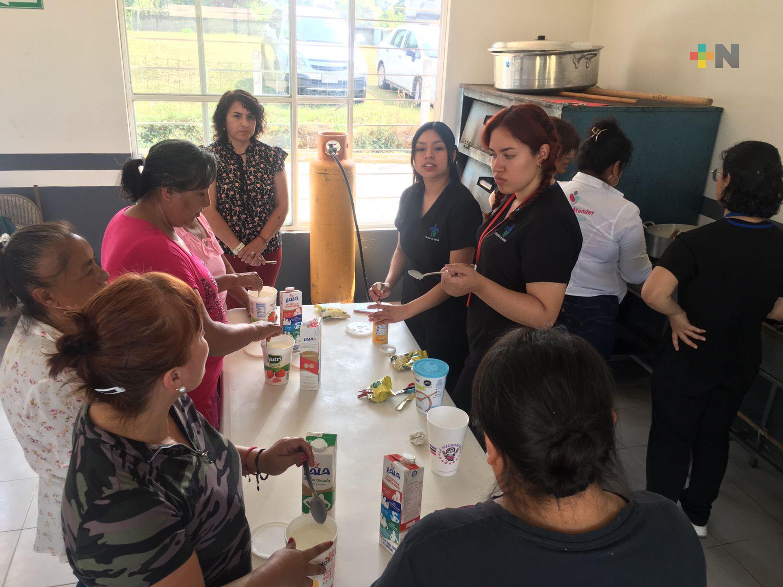 Facultad de Nutrición UV apoya a DIF Banderilla con talleres de mejora nutricional