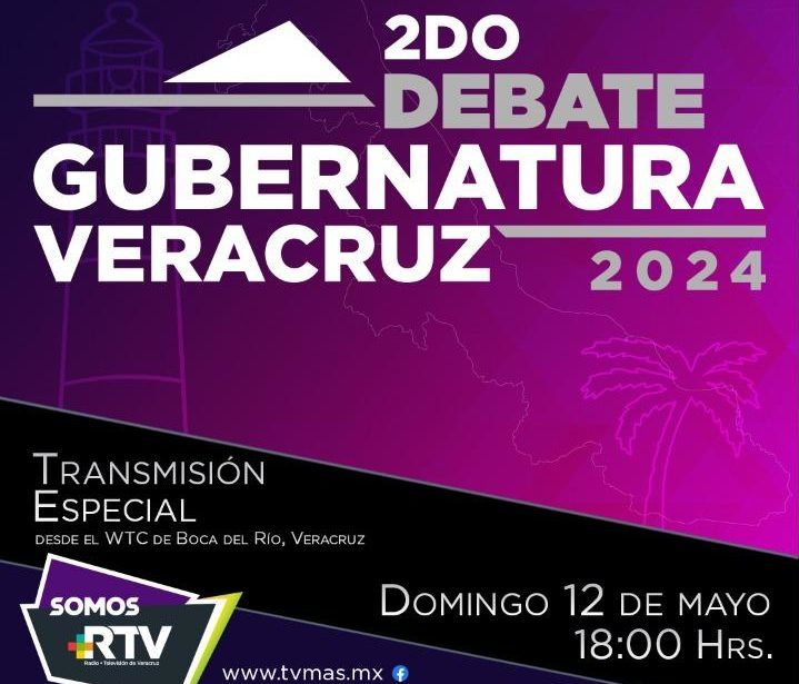 RTV en sus distintas plataformas transmitirá segundo debate de candidatos a gubernatura