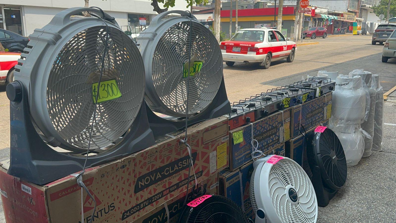 En Coatza sube la venta de ventiladores y climas artificiales 25 por ciento