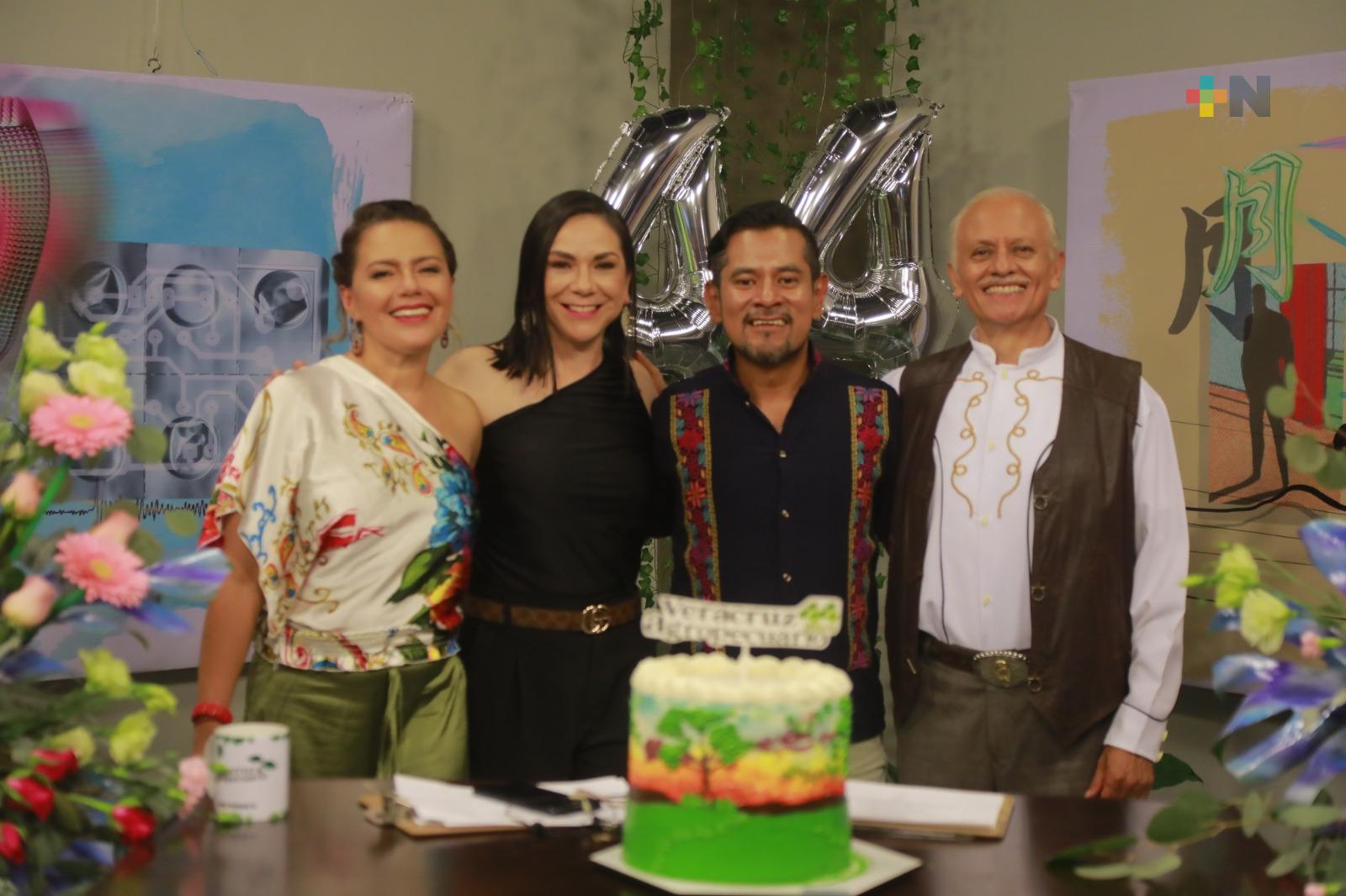 Veracruz Agropecuario celebró 44 años de estar al aire por TV Más