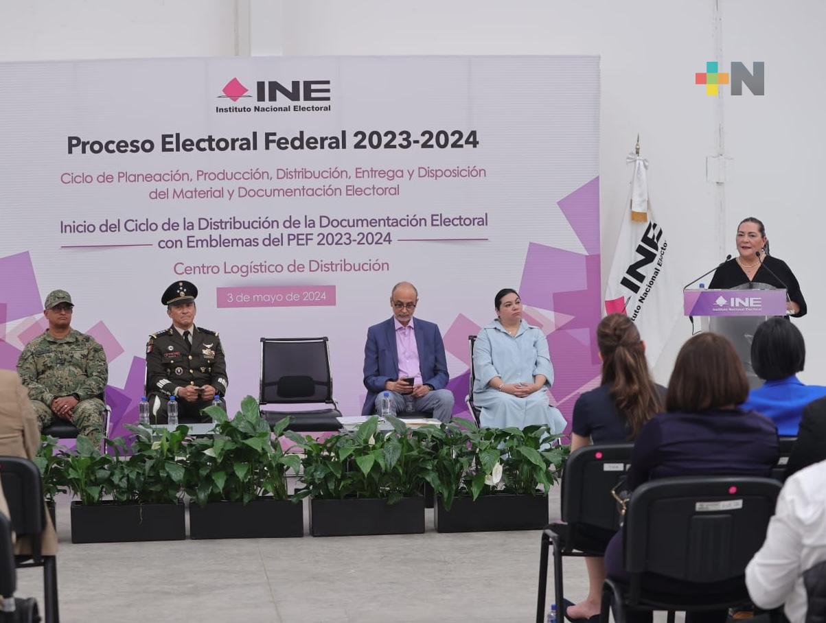 Inicia INE distribución de 317 millones de boletas electorales en todo el país