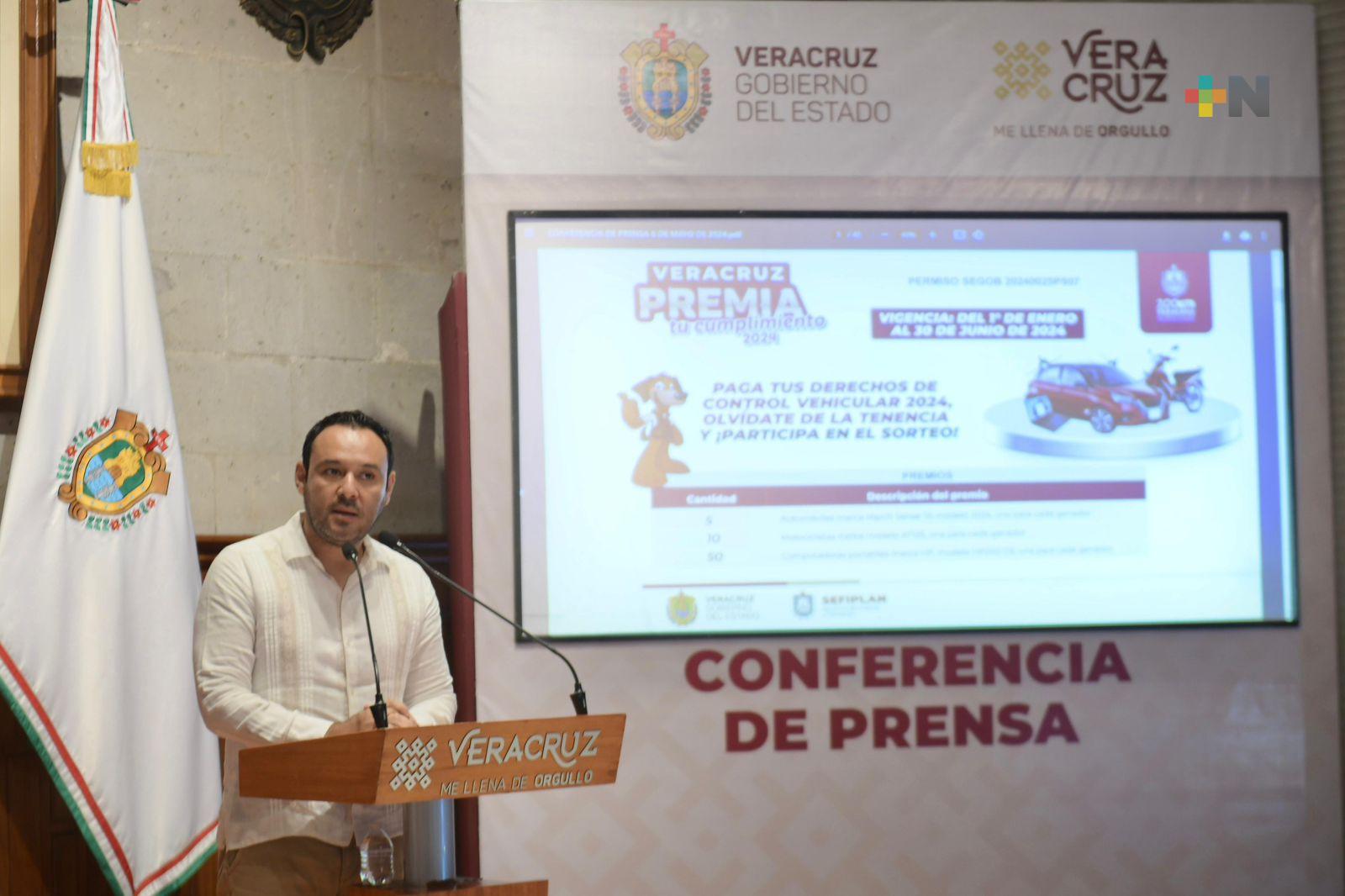 Por segundo año, Veracruz premia tu cumplimiento del pago del derecho vehicular