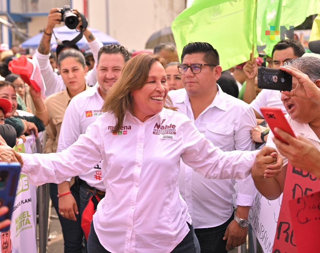 Ya nadie nos alcanza, adelanta Rocío Nahle