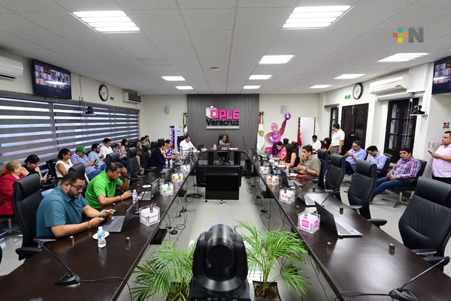 OPLE Veracruz aprueba muestras de casillas para verificar medidas de seguridad de documentación electoral