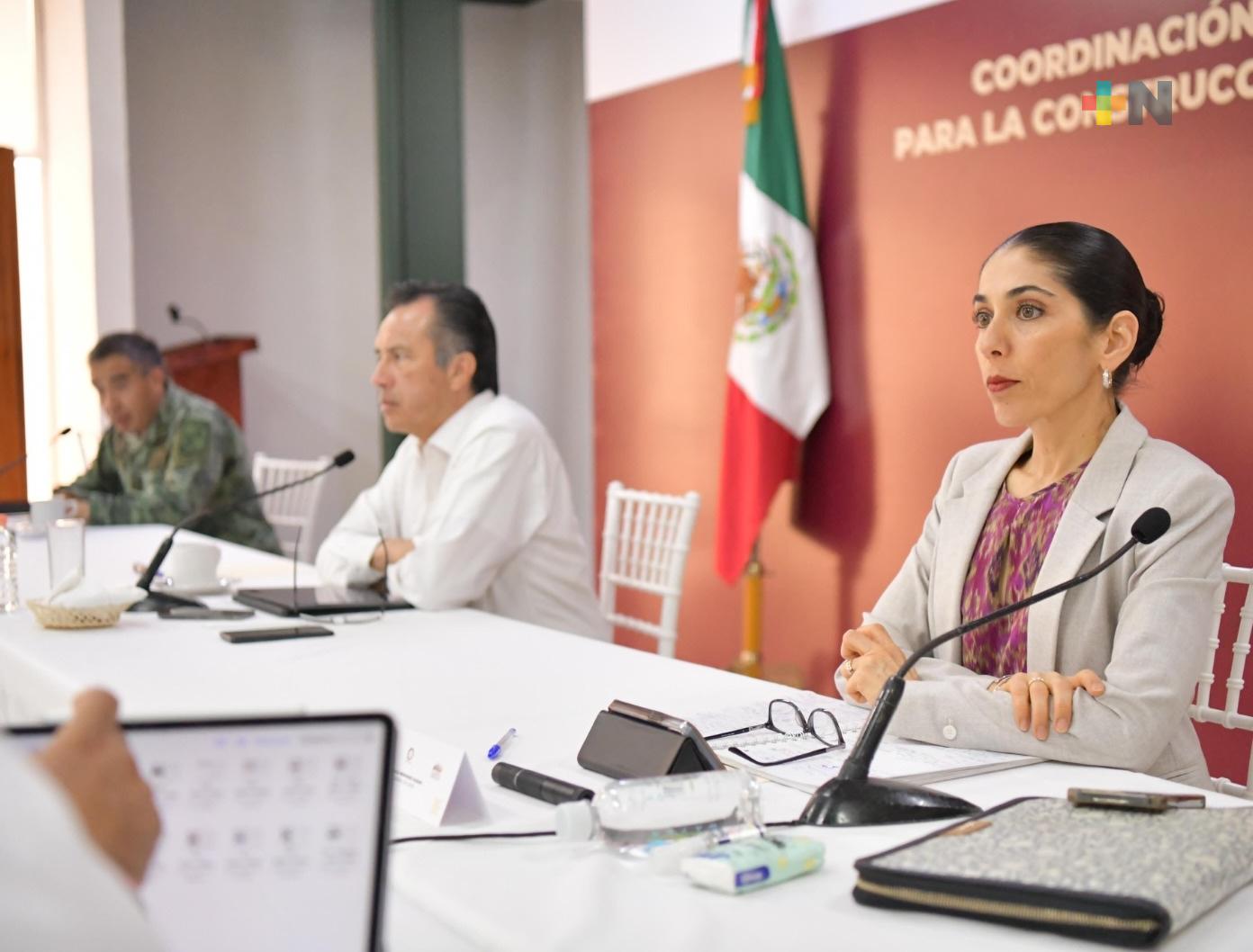 FGE brinda informe en la Mesa para Construcción de la Paz