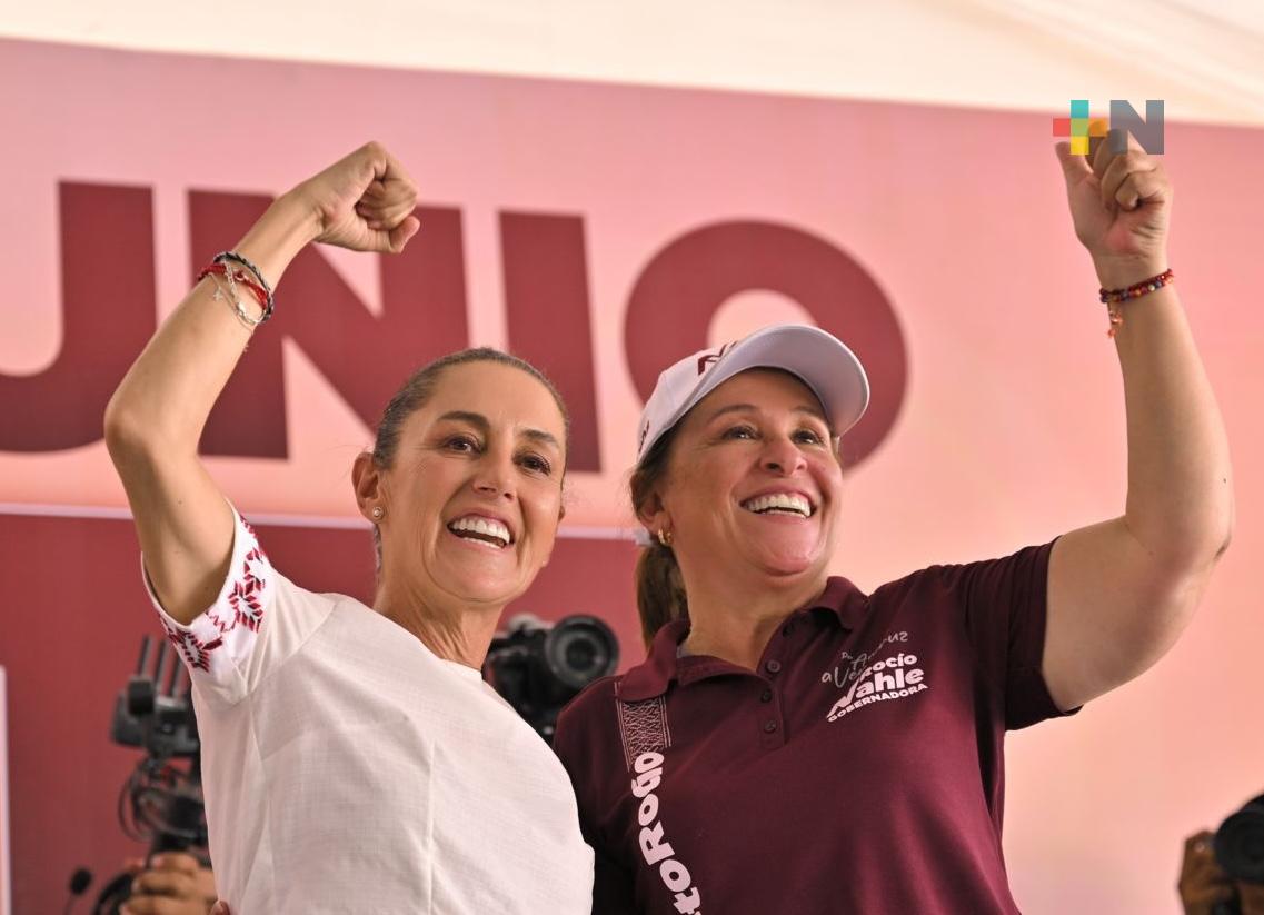 Rocío Nahle cerrará campaña con Claudia Sheinbaum en Xalapa