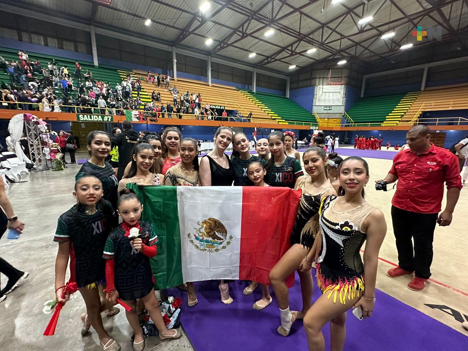 Gimnastas de Club de Oro destacan en competencia internacional de Costa Rica