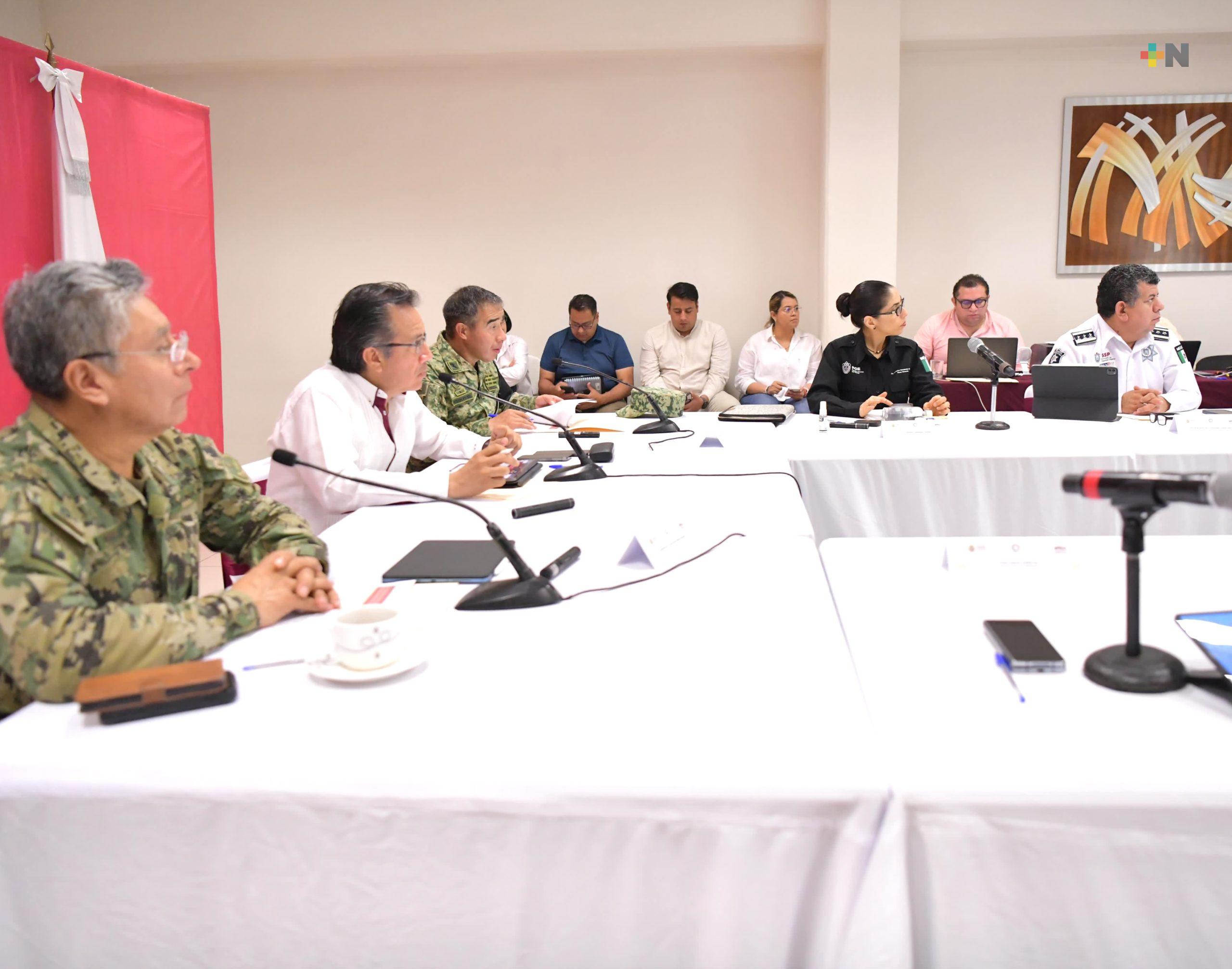 En base aeronaval de Veracruz sesionó la Mesa para Construcción de la Paz