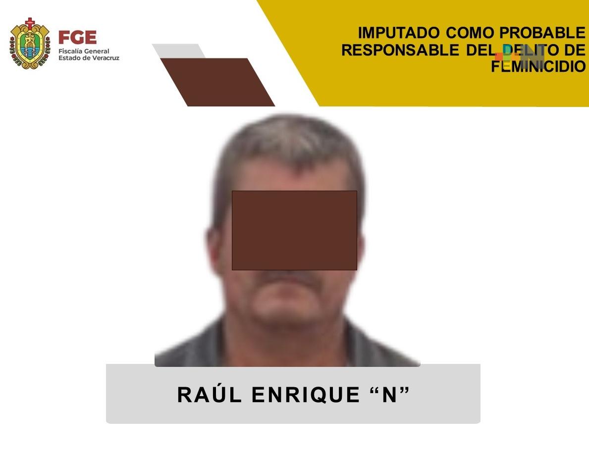 Raúl Enrique «N» imputado como probable responsable de feminicidio