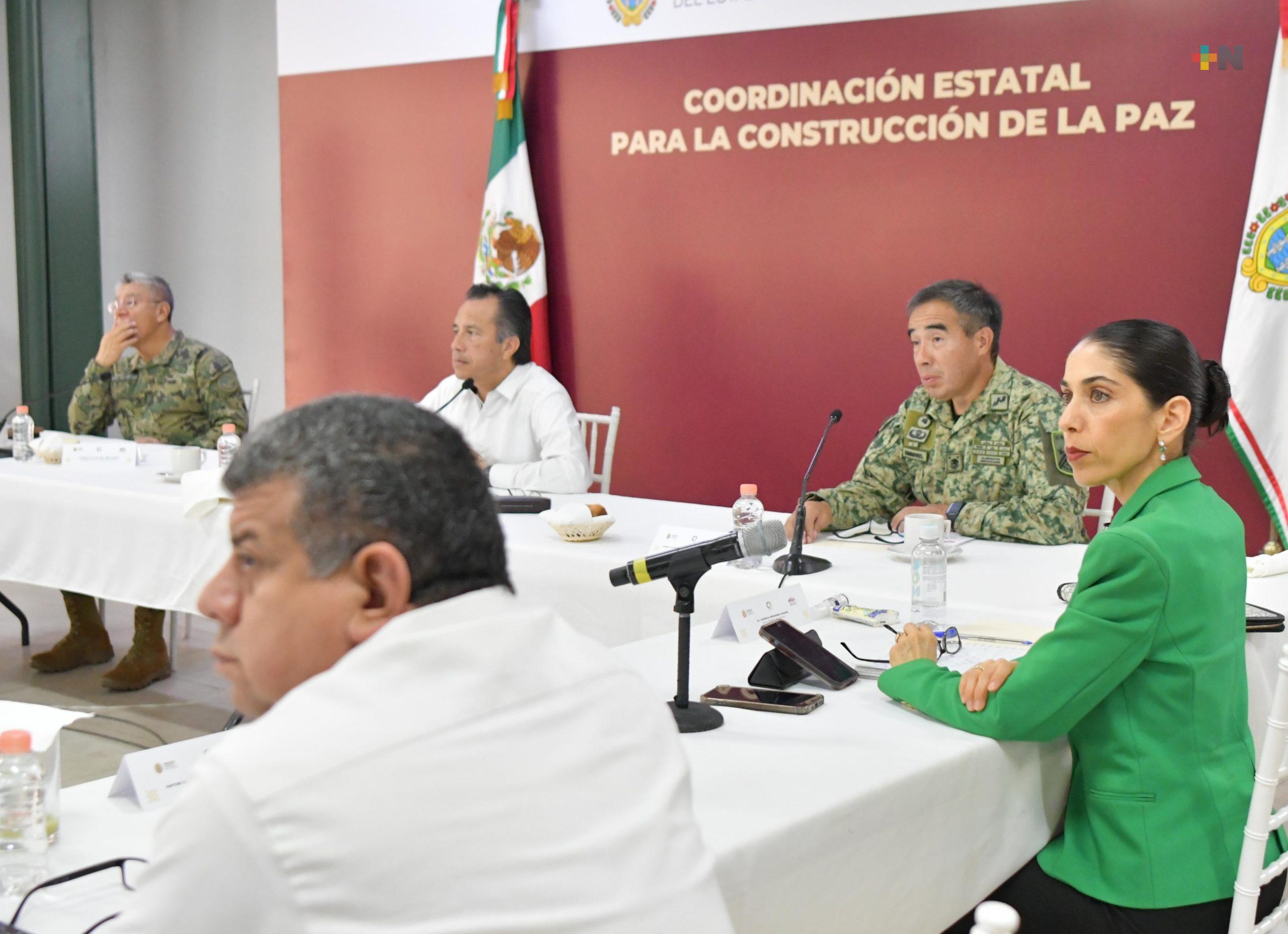 Participa FGE en la Mesa para Construcción de la Paz