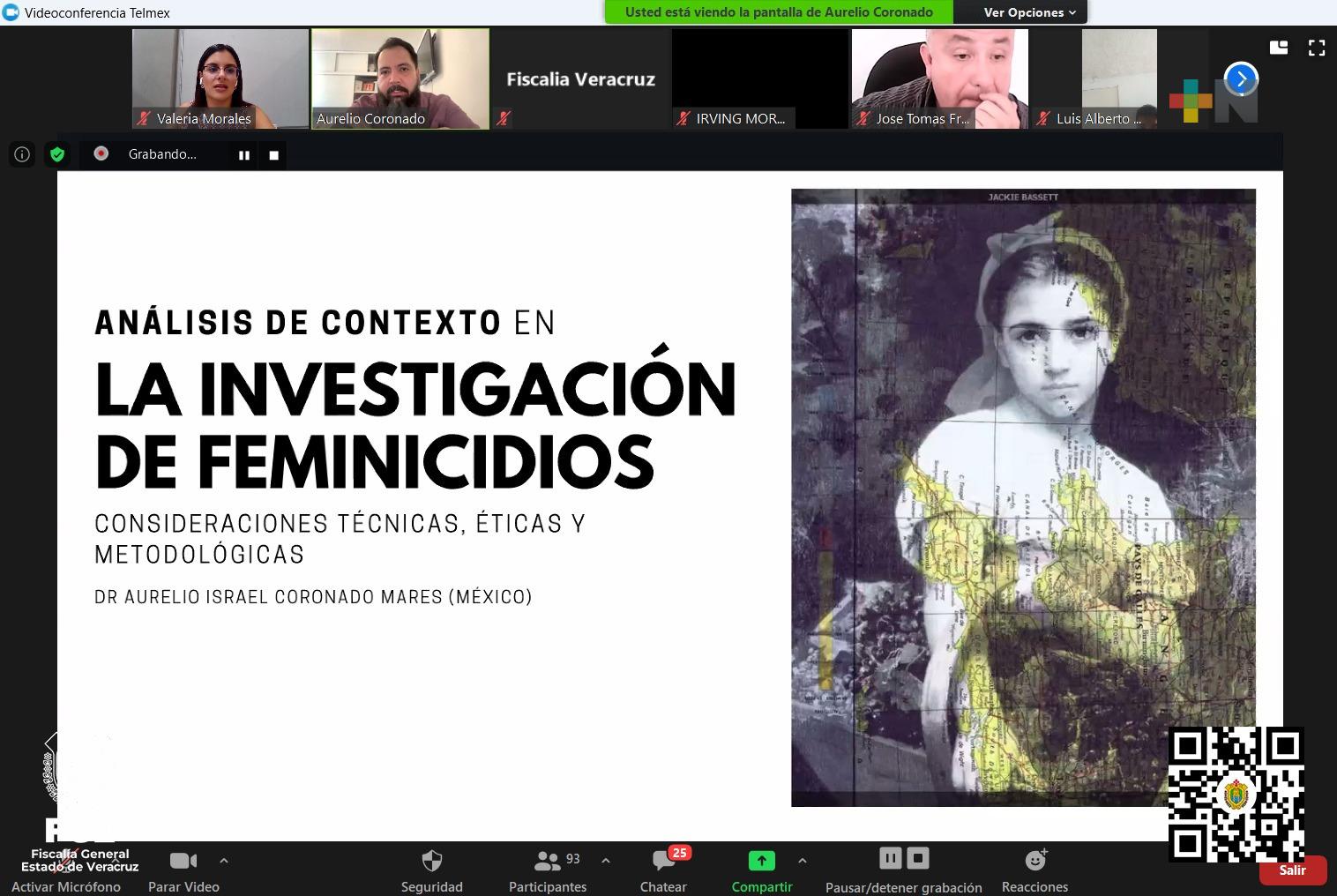 Capacita FGE en materia de análisis de contexto