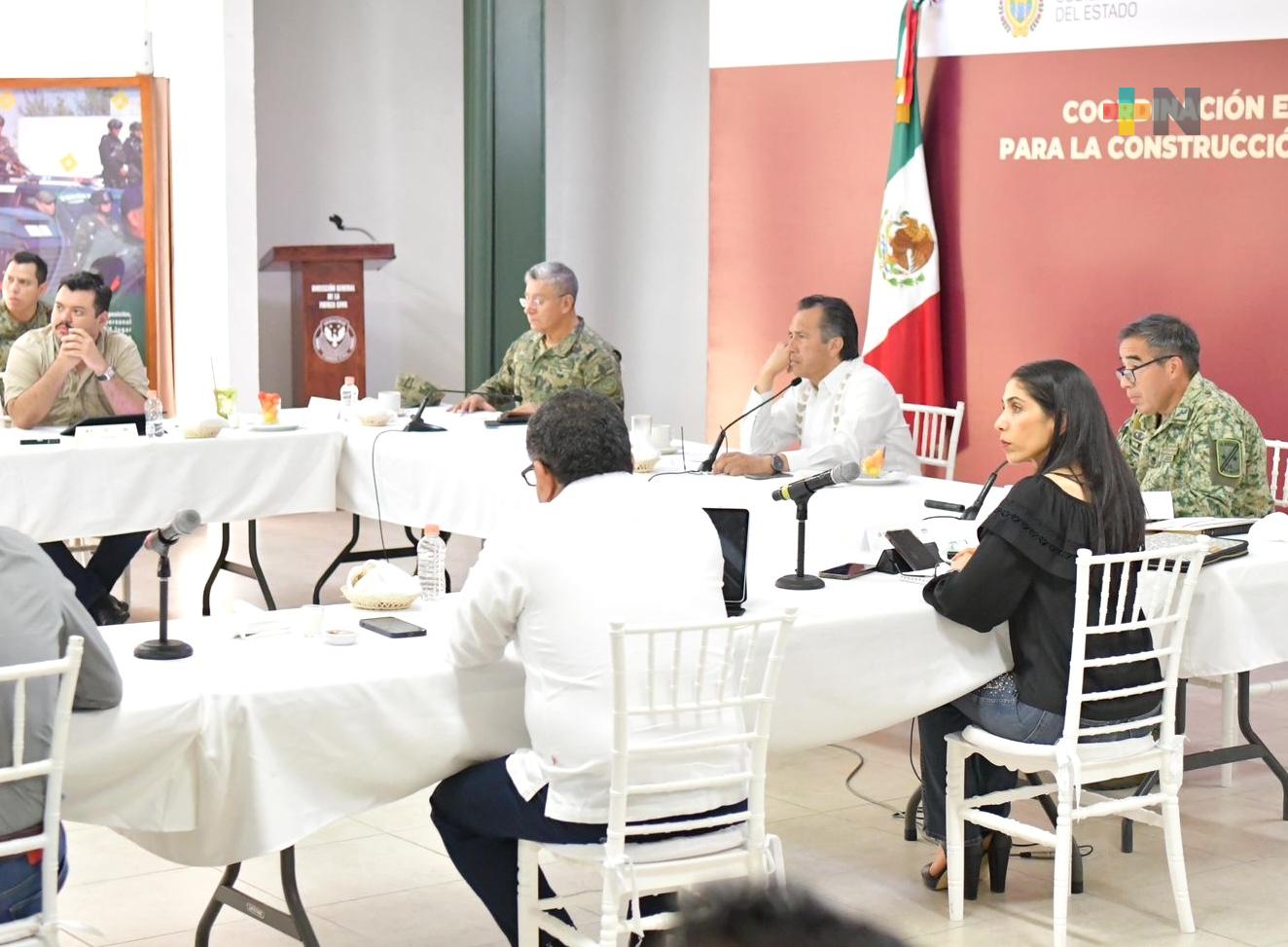 En Emiliano Zapata sesiona la Mesa para Construcción de la Paz