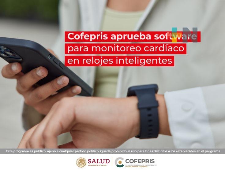 Cofepris aprueba software para monitoreo cardíaco en relojes inteligentes